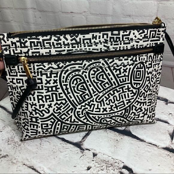 Disney Mickey Mouse X Keith Haring Academy Pouch Limited edition NWT - Picture 7 of 10